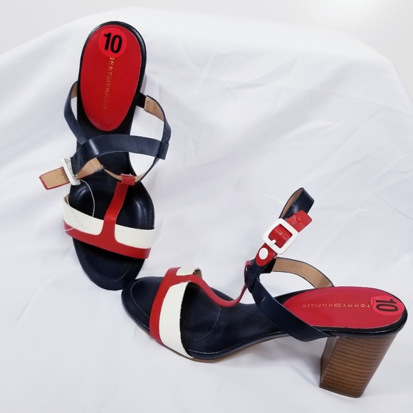 tommy hilfiger red heels